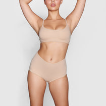 SKIMS - Kim Kardashian West wears the Scoop Neck Bra in Clay — restocking  in 9 tonal colors and in sizes XXS - 4X on WEDNESDAY, MARCH 11 at 9AM PST /