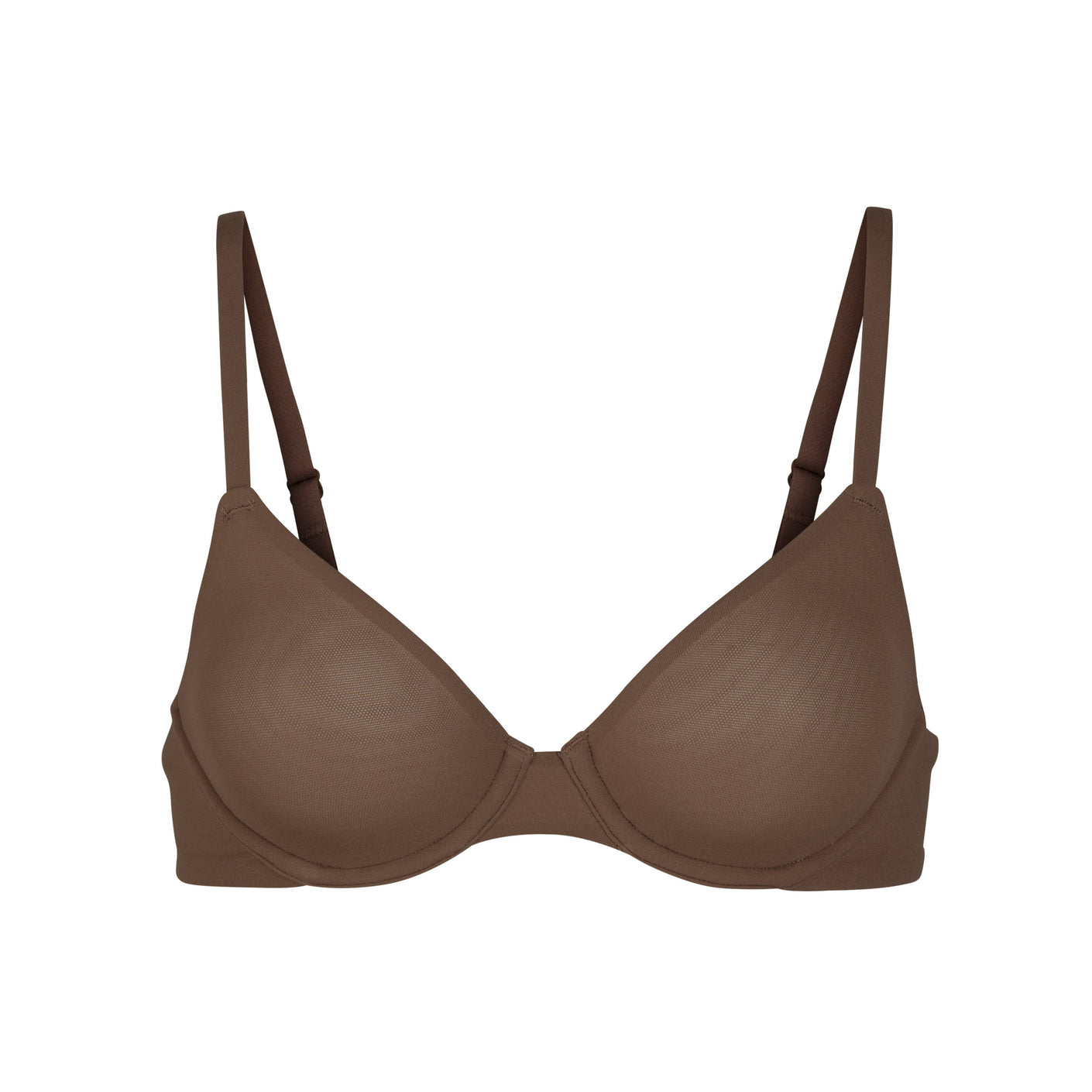 Buy SKIMS Mesh Strapless Underwire Bra - Plum At 41% Off