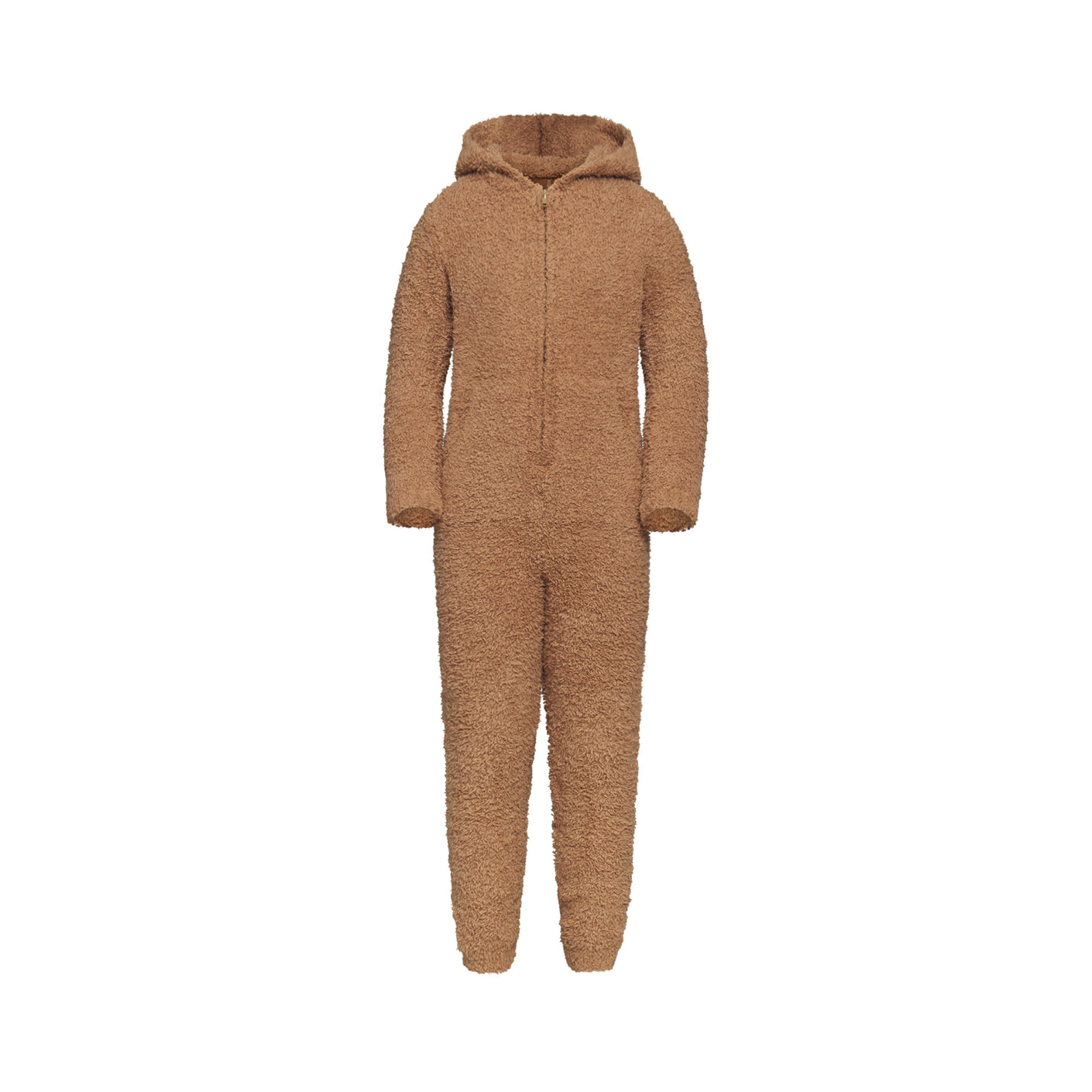 Kids Cozy Knit Onesie Camel SKIMS