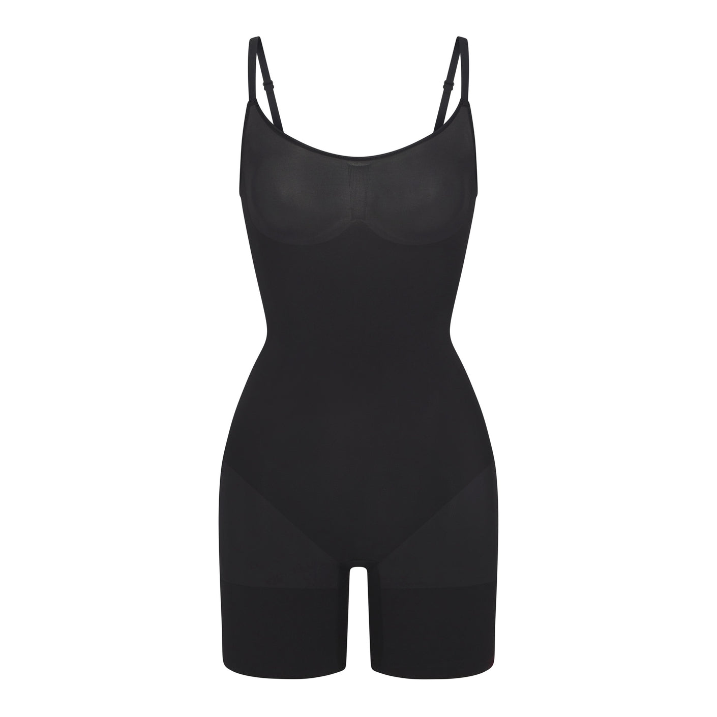 DEEP PLUNGE SHAPEWEAR MID THIGH BODYSUIT