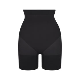 Black Shapewear Shorts - Compression Shorts - High-Rise Shapewear