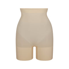 Skims Sculpt Fitted Stretch-woven Shorts X in Natural