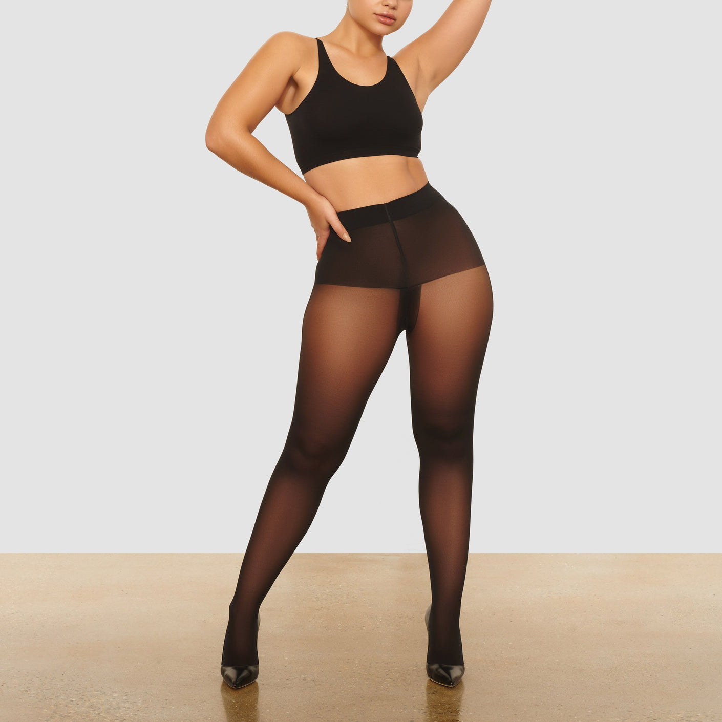MID SUPPORT TIGHTS | ONYX