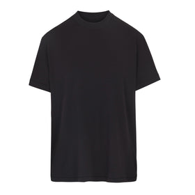 black rib oversized men's t-shirt