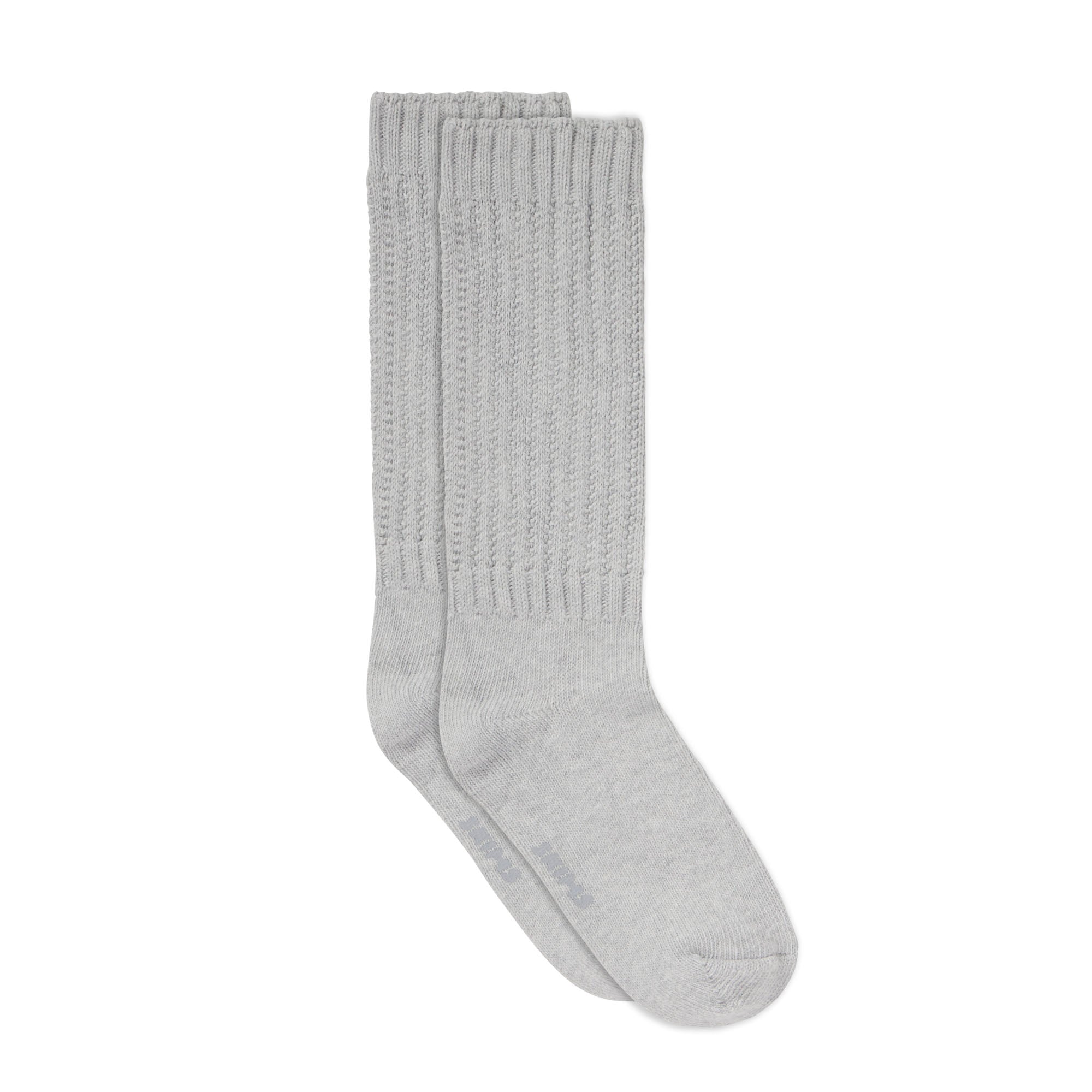 SLOUCH SOCK | LIGHT HEATHER GREY - SLOUCH SOCK | LIGHT HEATHER GREY