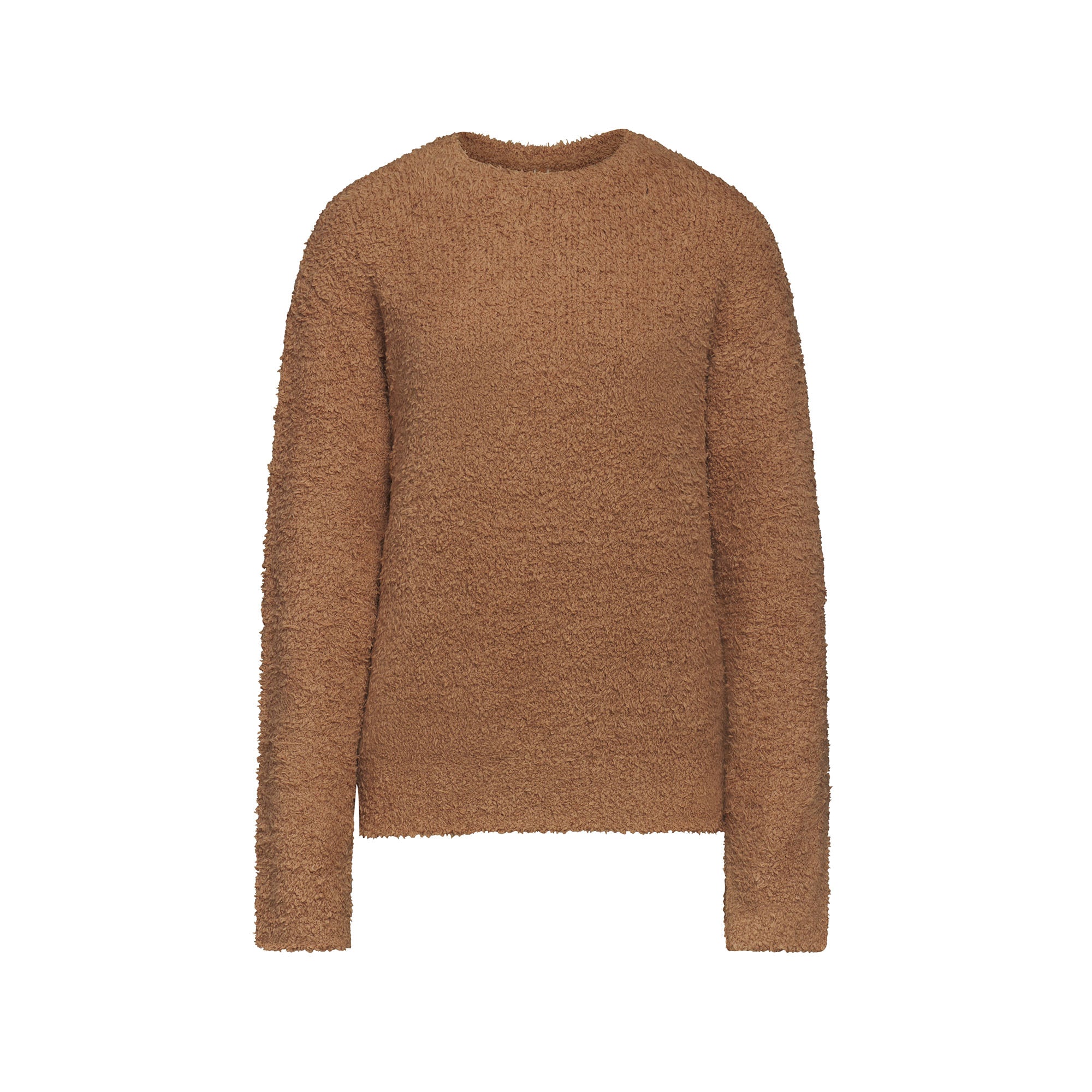 Cozy Knit Unisex Pullover - Camel | SKIMS