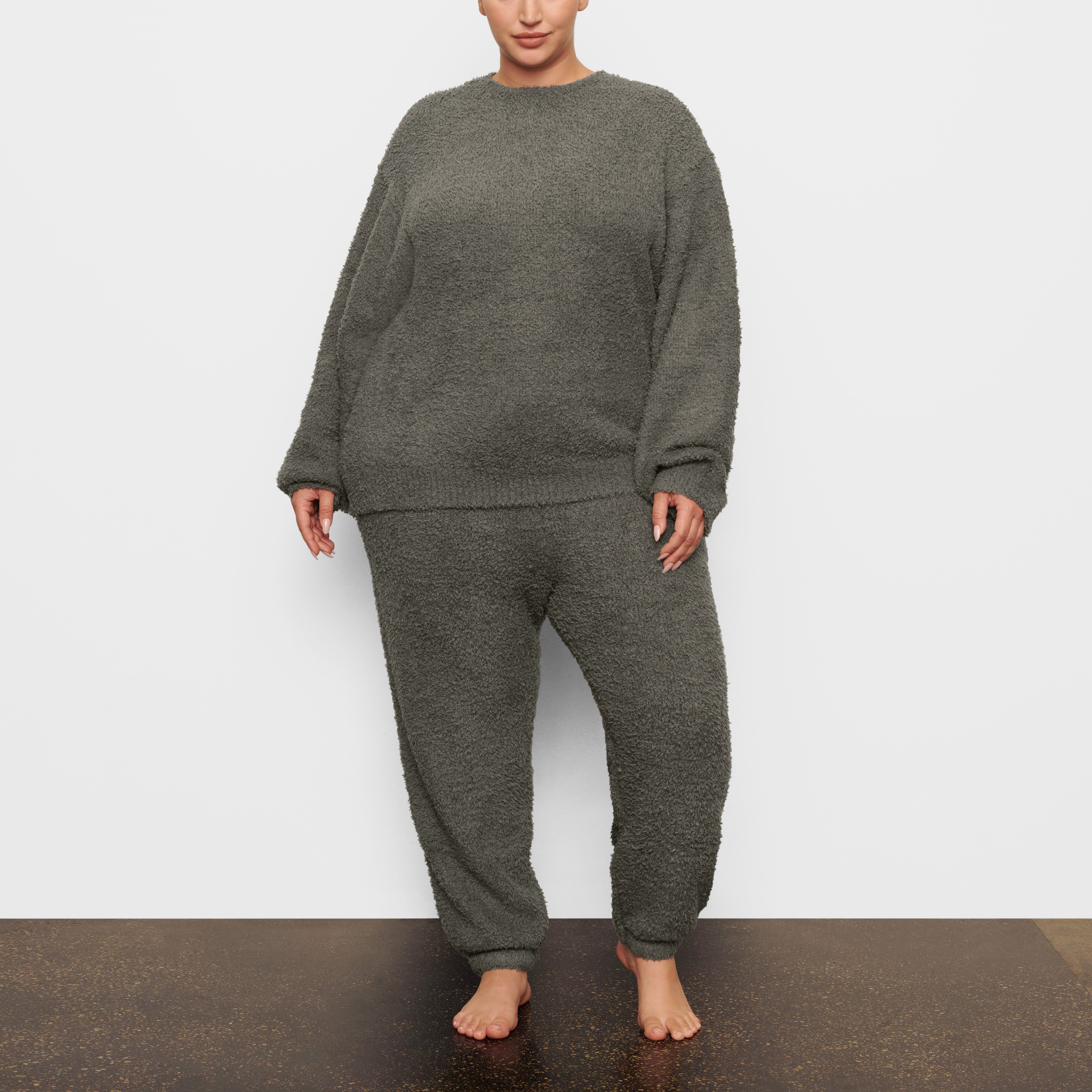 Cozy Knit Unisex Pullover Juniper SKIMS