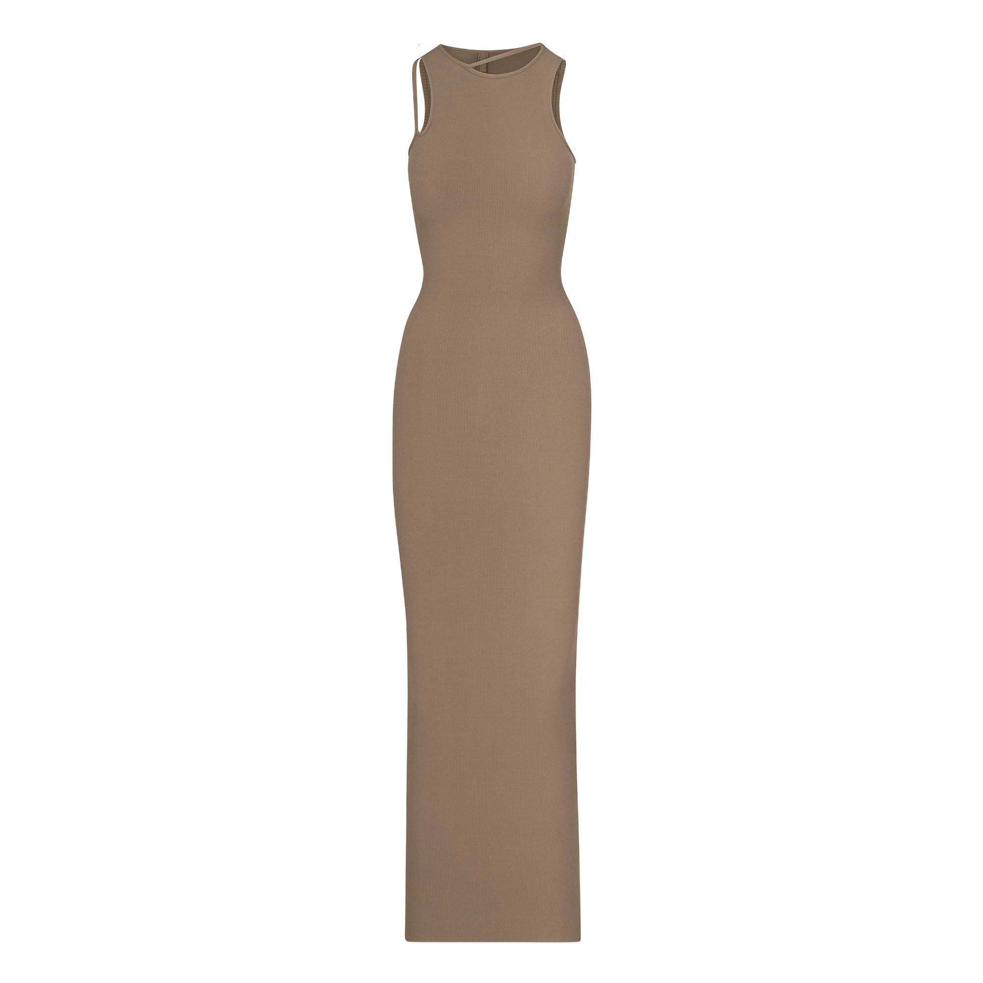 SOFT LOUNGE CUT OUT LONG SLIP DRESS | OXIDE