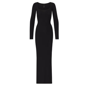 Modal soft lounge long sleeve dress - Final Sale – Slashop.Inc