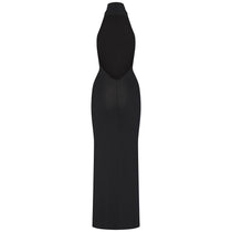 Smooth Lounge Low Back Halter Dress - Onyx | SKIMS