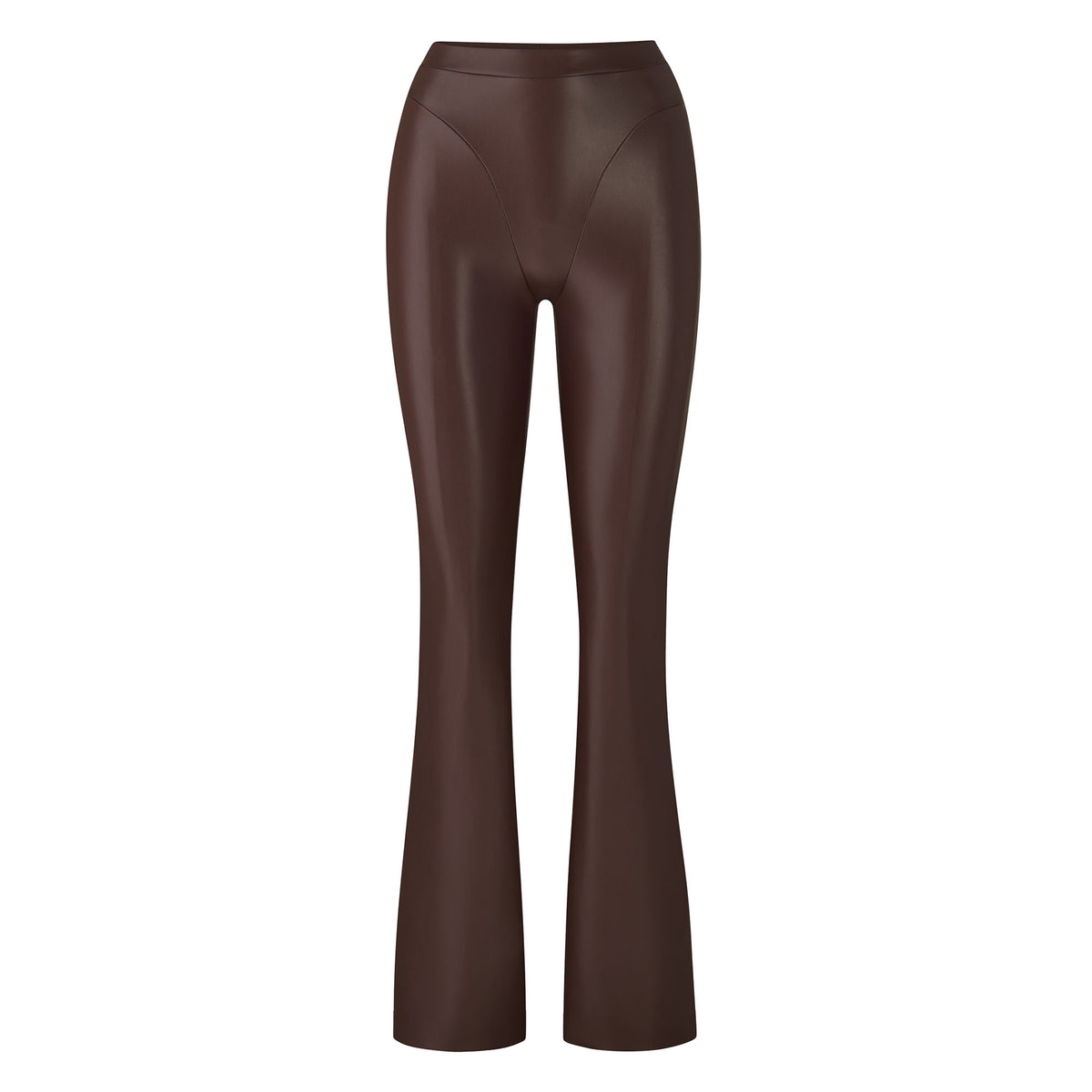 Faux Leather Boot Cut Pant - Cocoa | SKIMS