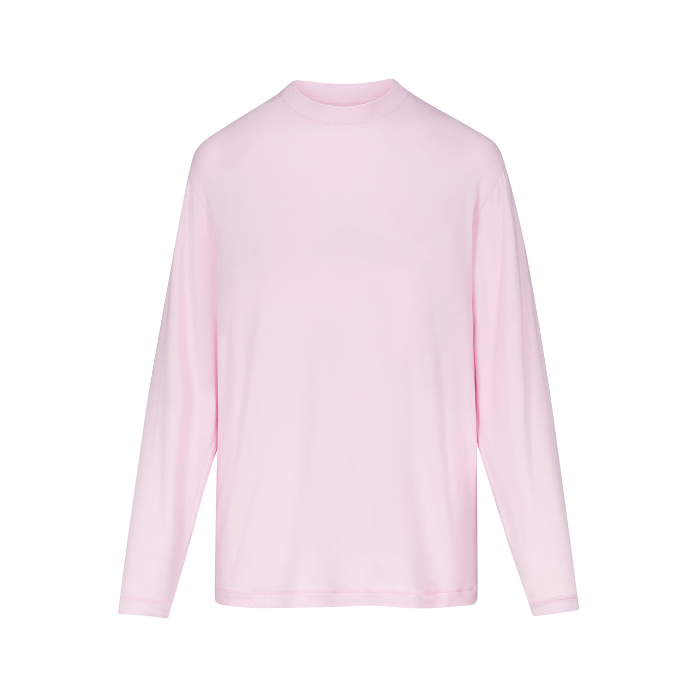 Skims Scoop Long Sleeve T-shirt in Pink