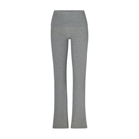 SKIMS Soft Lounge Fold Over Pants in Heather Grey
