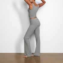 Skims Soft Lounge Fold Over Pants In Camel