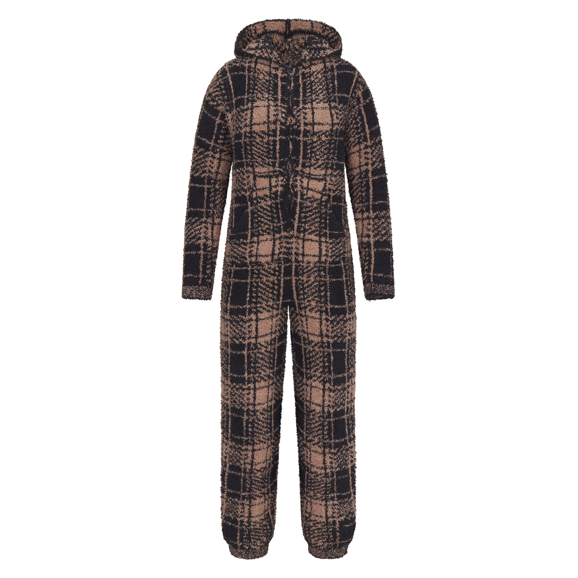 Cozy Knit Unisex Onesie - Plaid | SKIMS