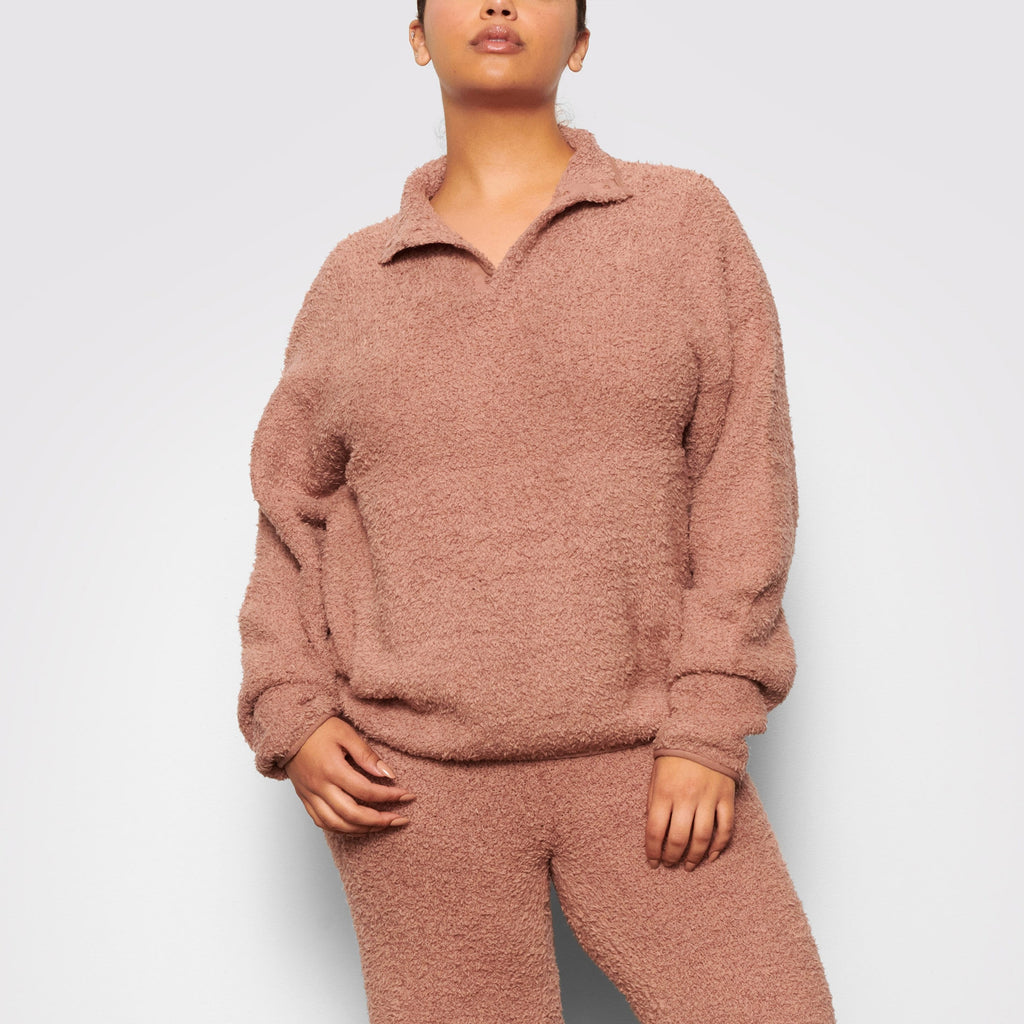 Cozy Knit Pullover Rose Clay SKIMS