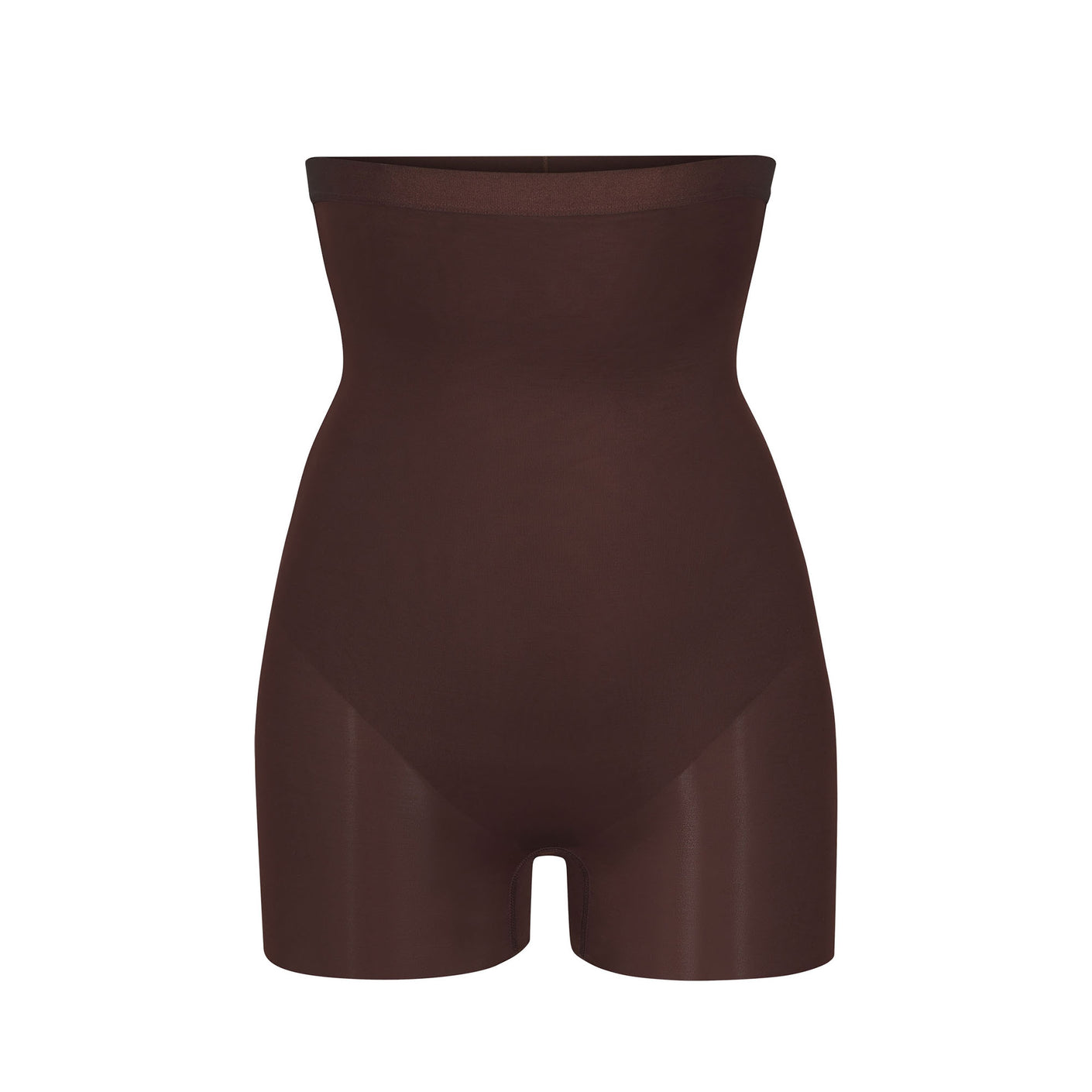 Extra high waist shorts  Shapes and controls abdomen, hips, legs and  buttocks with low compression