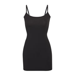 SKIMS: Black SKIMS Foundations Slip Dress