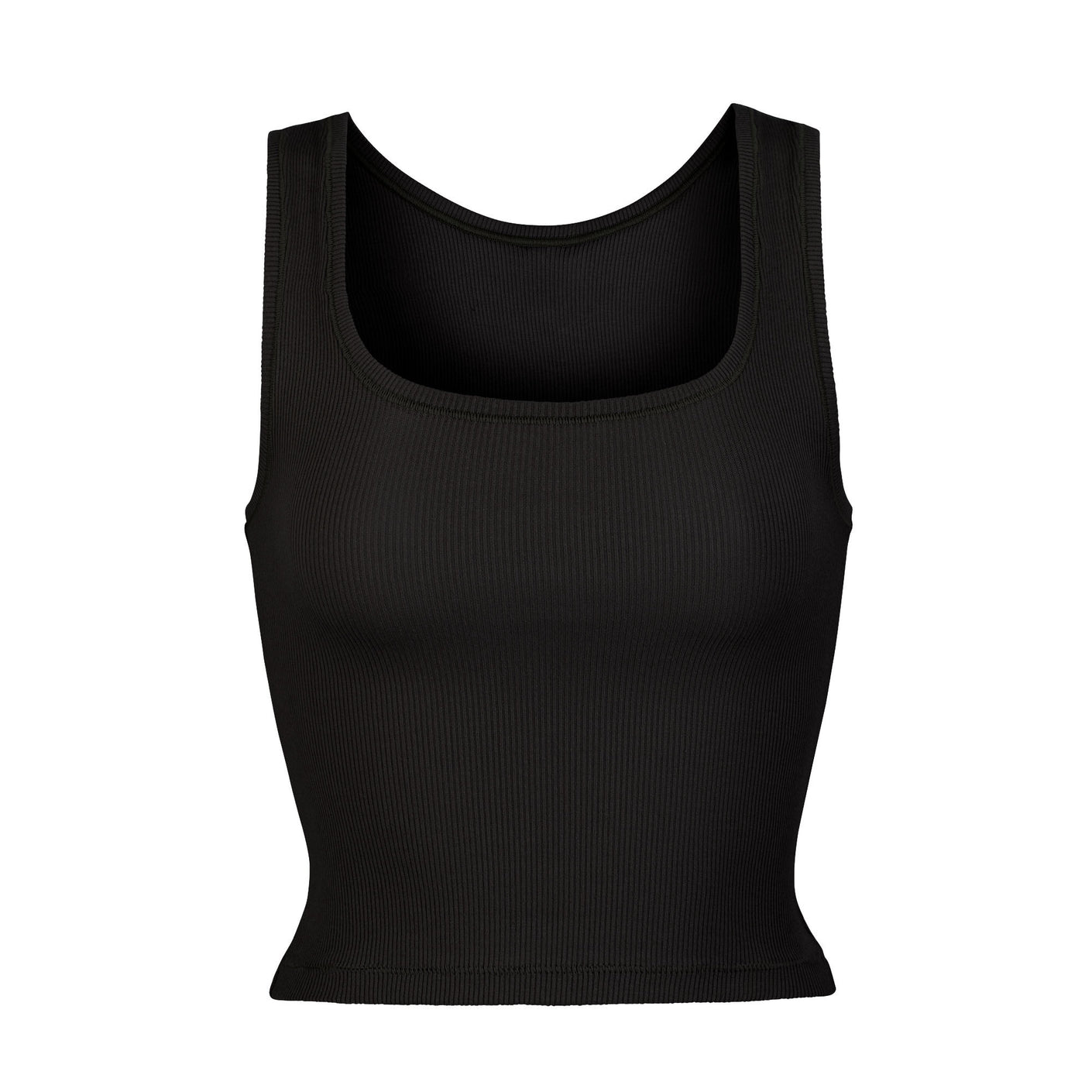 SQUARE NECK TANK SOOT