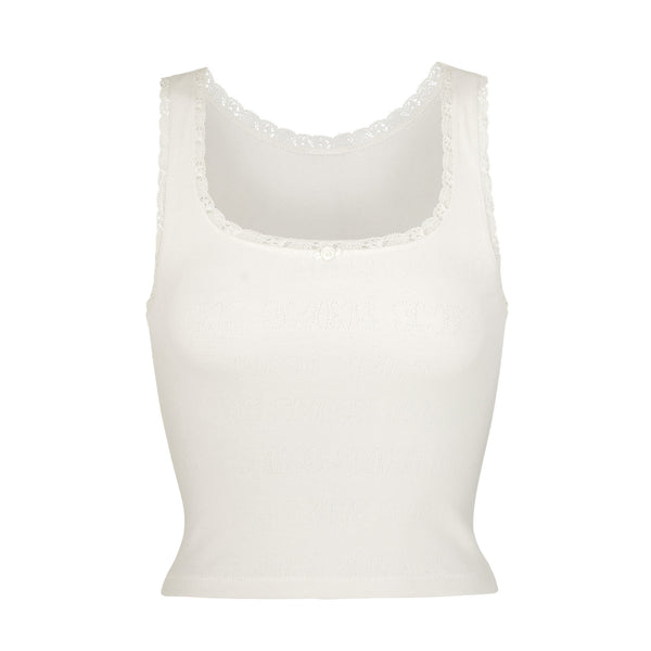 skims white tank