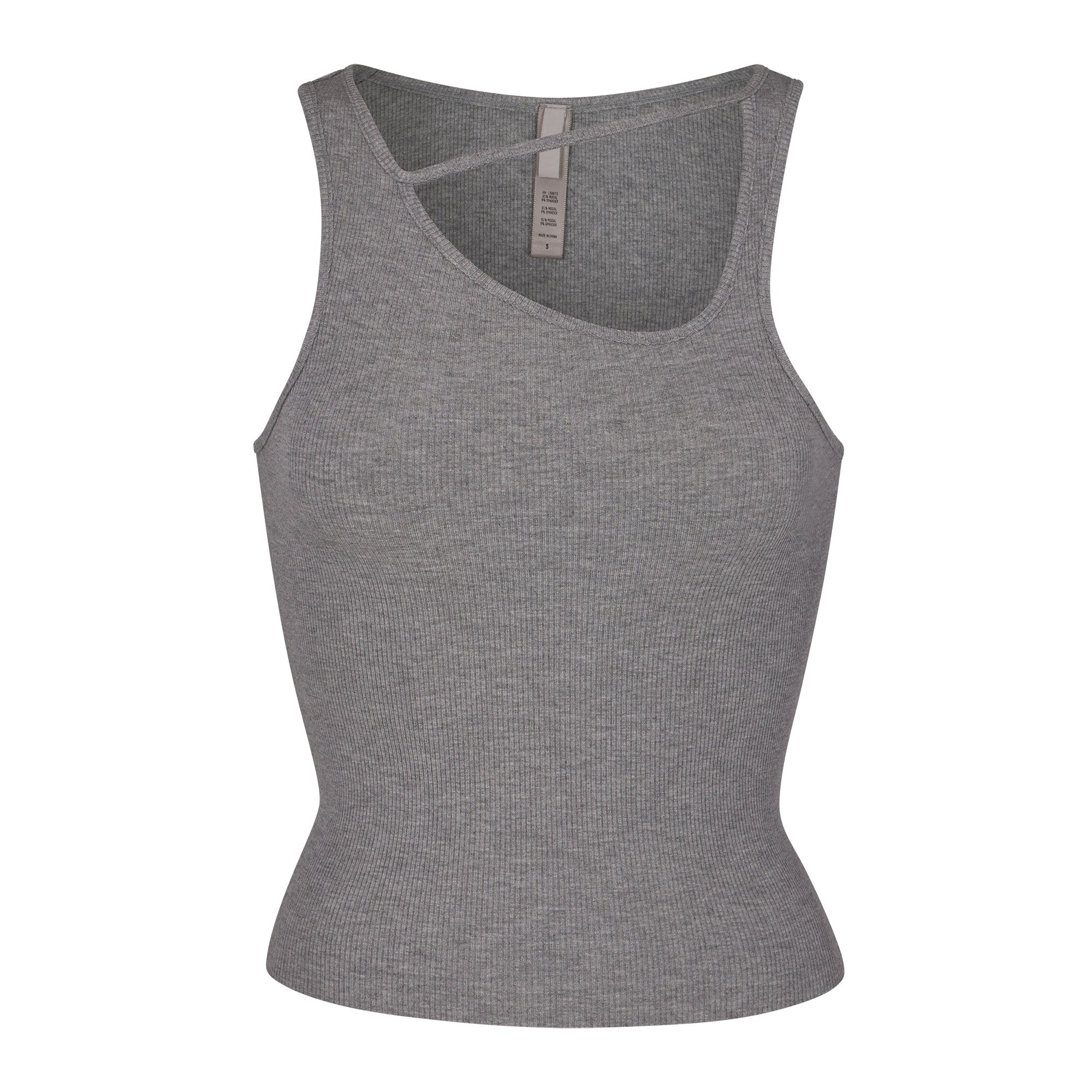 Soft Lounge Cut Out Tank - Heather Grey | SKIMS