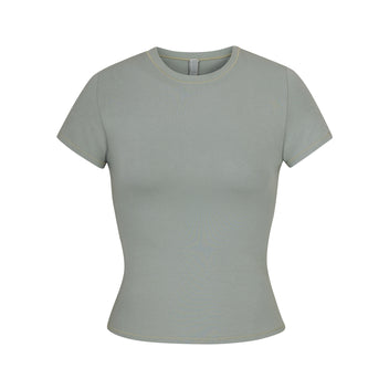 Cotton Jersey T-Shirt - Mineral | SKIMS