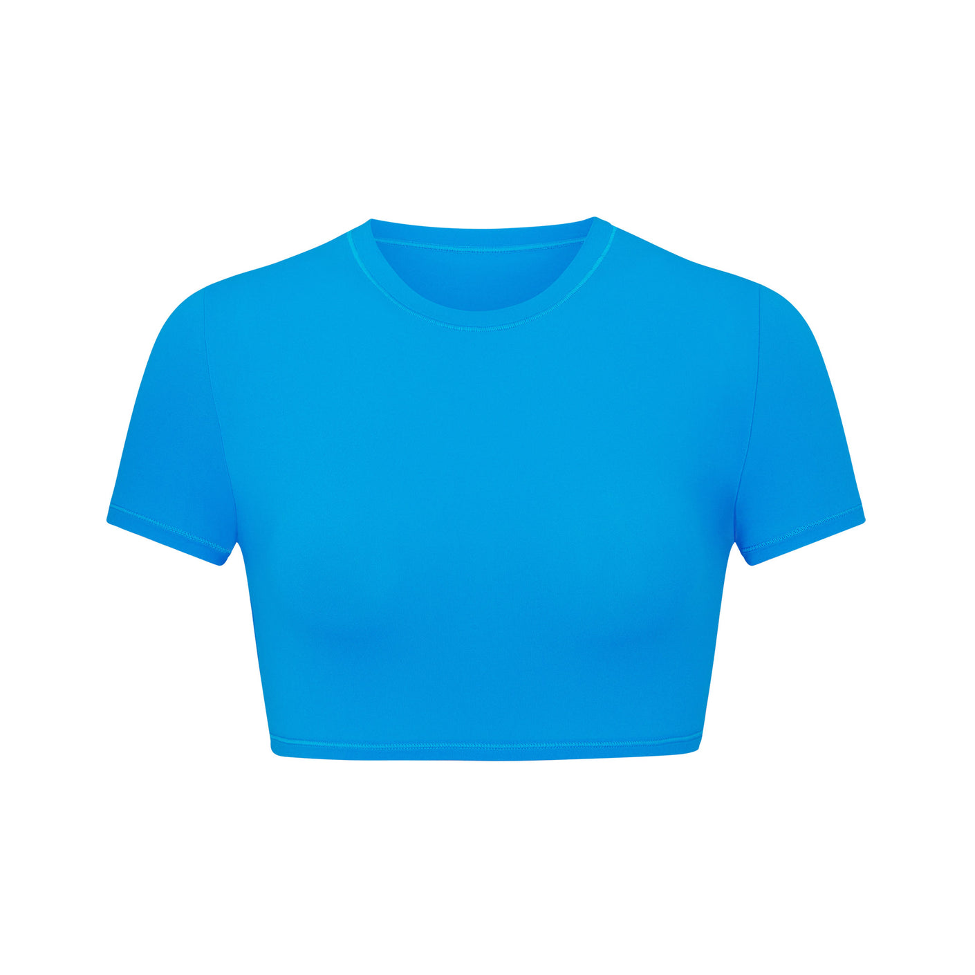 Fits Everybody Super Cropped T-Shirt - Mykonos | SKIMS