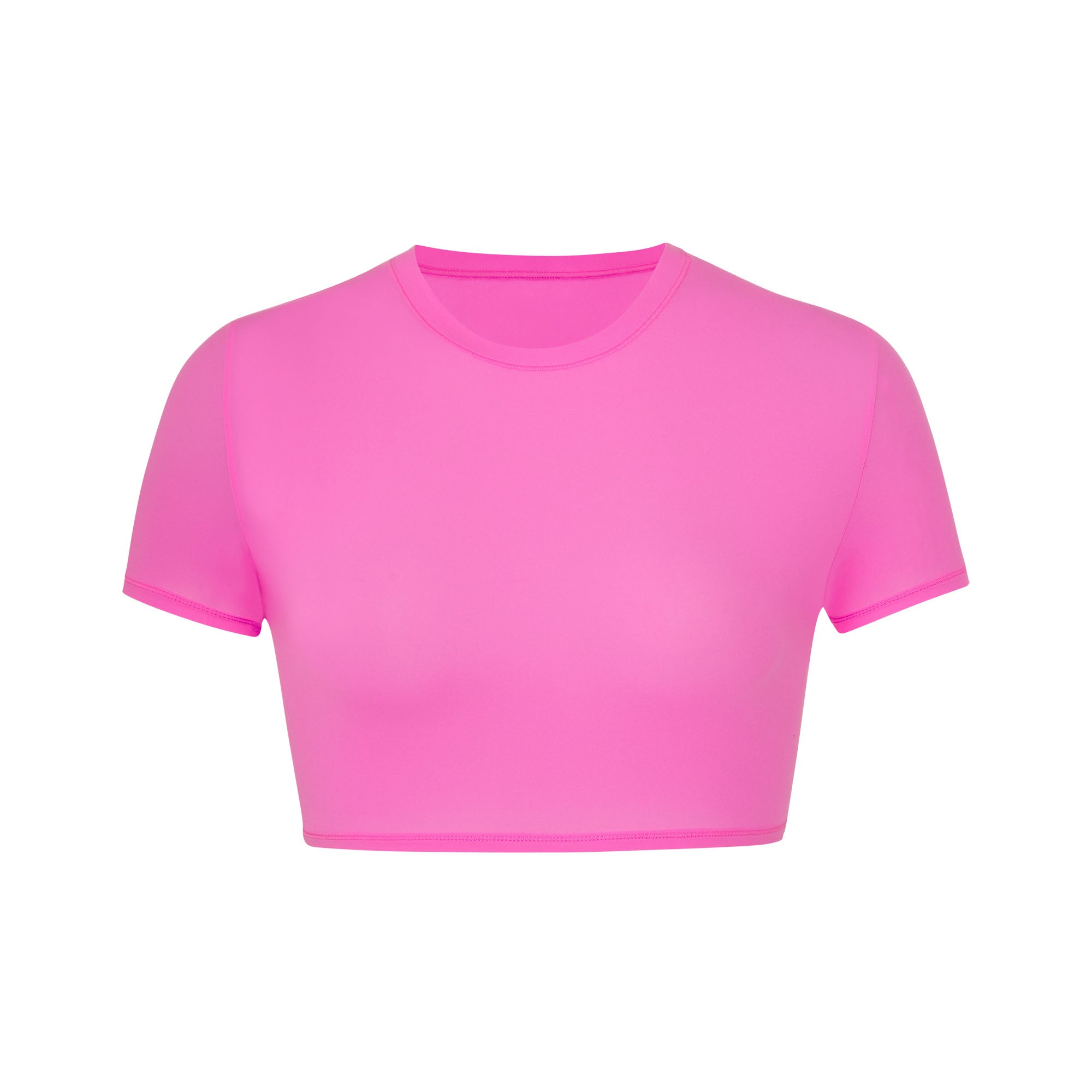 SKIMS | Fits Everybody Super Cropped T-Shirt - Neon Orchid