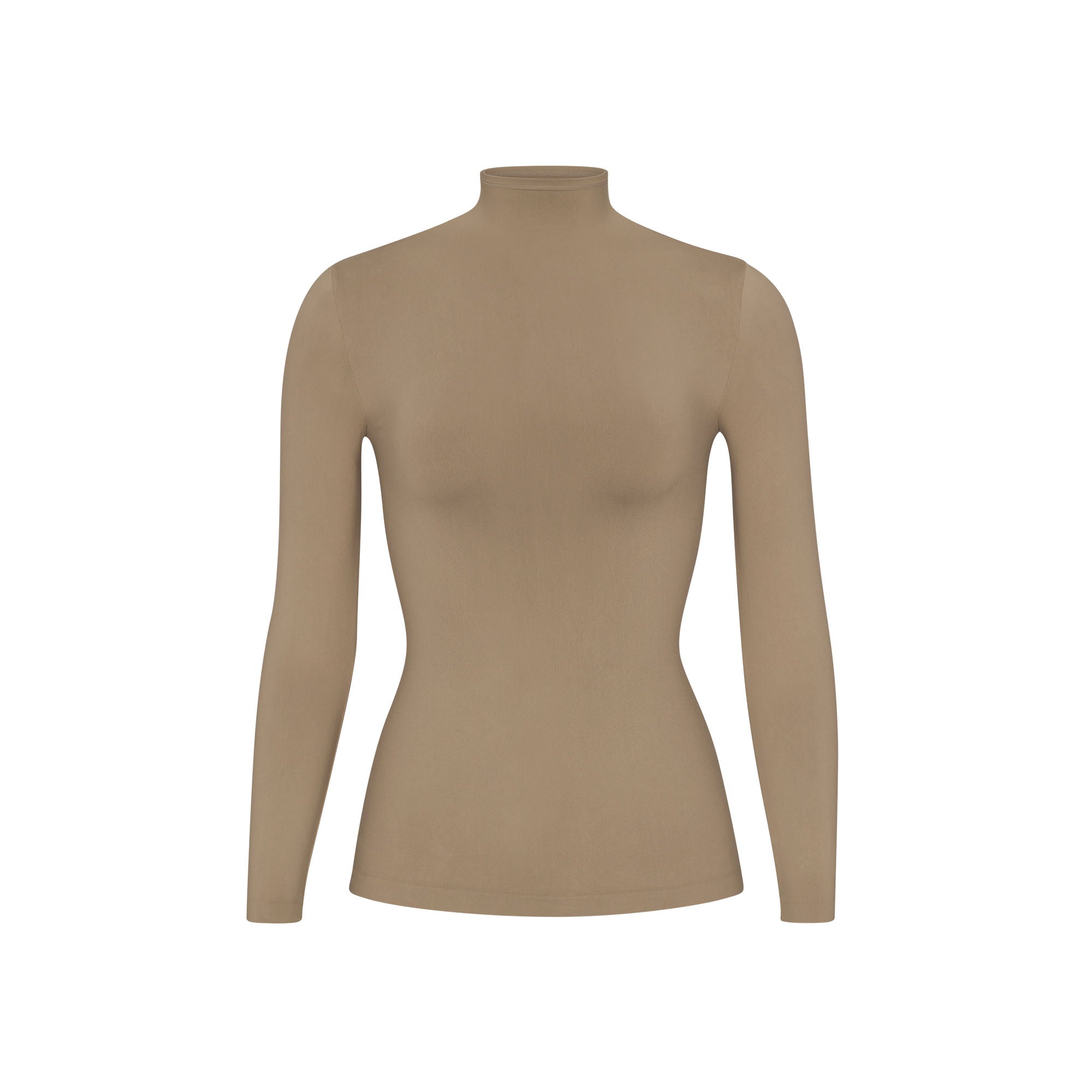 Soft Smoothing Turtleneck Top - Desert | SKIMS