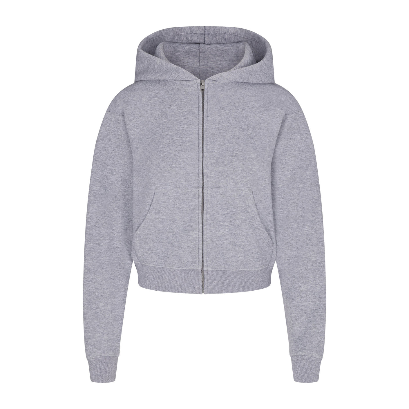 Excellent NEW Heather gray zip-up hoodie sweater envasesyetiquetas.com