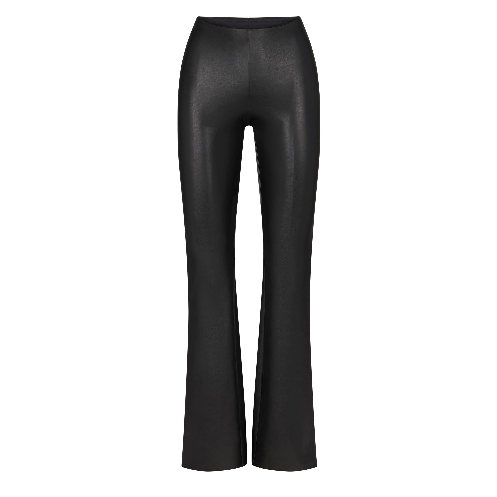 FAUX LEATHER BOOTCUT PANT | ONYX - FAUX LEATHER BOOTCUT PANT | ONYX