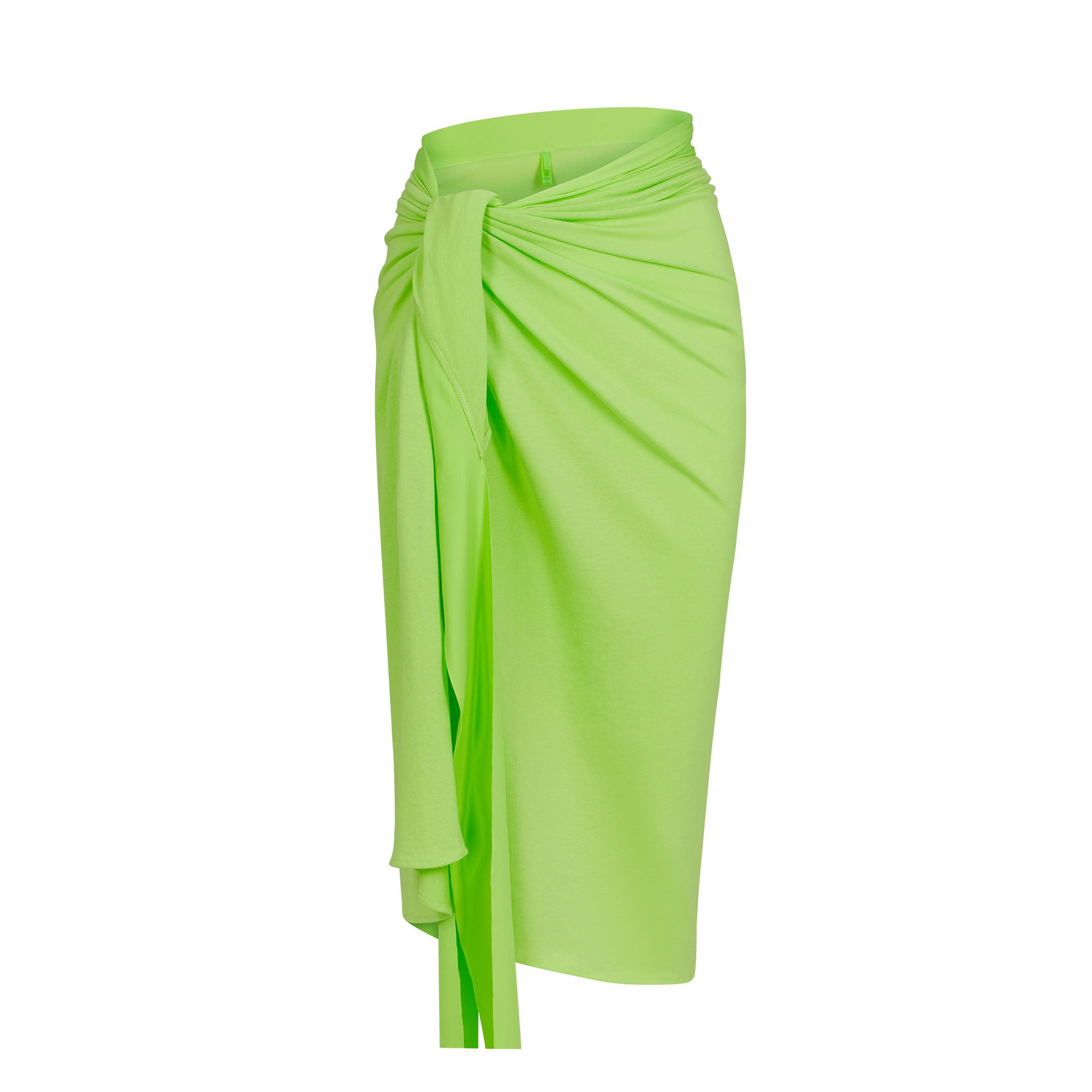 COVER UP TIE SARONG SKIRT | NEON GREEN - COVER UP TIE SARONG SKIRT ...