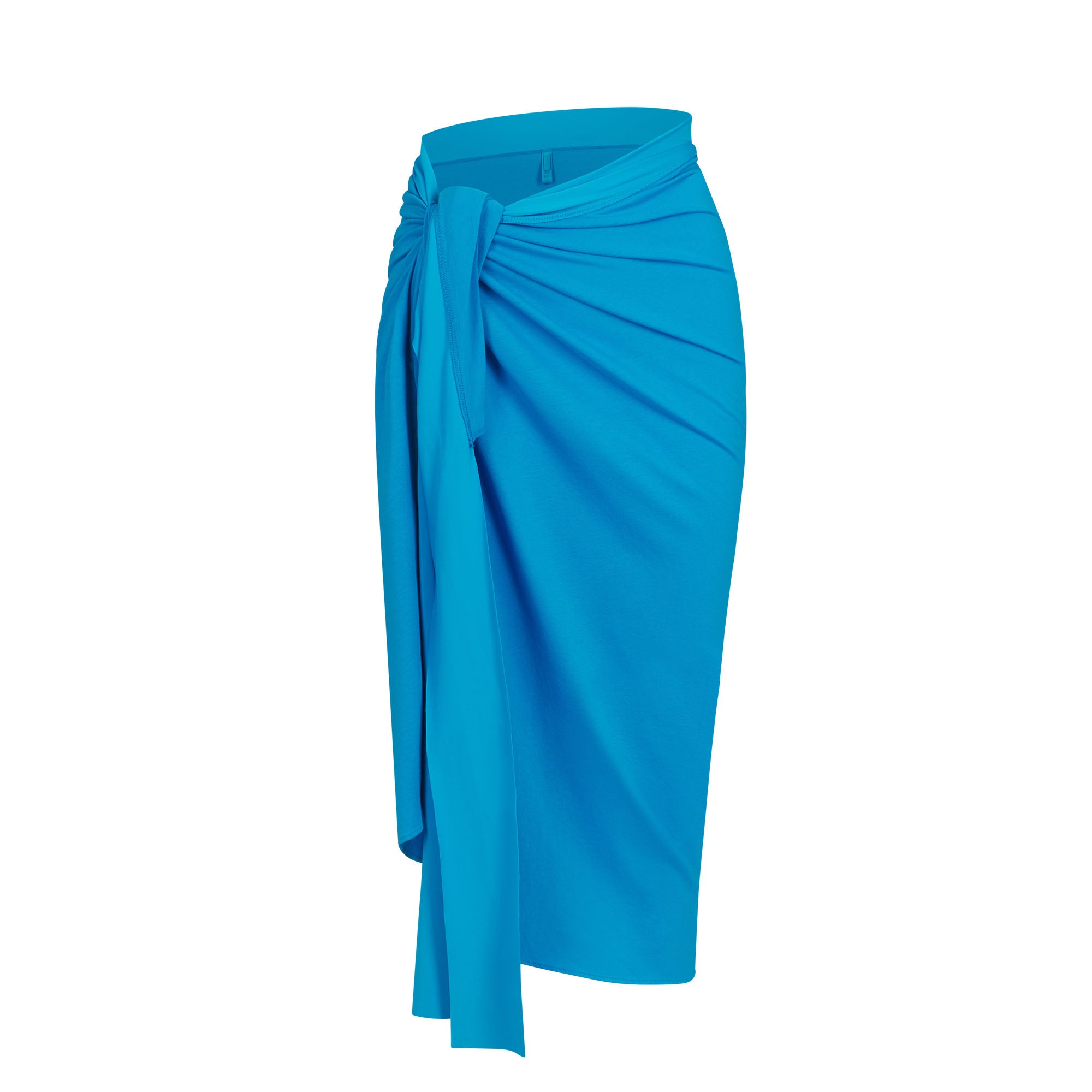 COVER UP TIE SARONG SKIRT | TURQUOISE - COVER UP TIE SARONG SKIRT ...