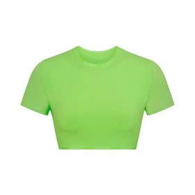 SKIMS Recycled Swim T-Shirt Neon Green Women's Sz XS Beach 