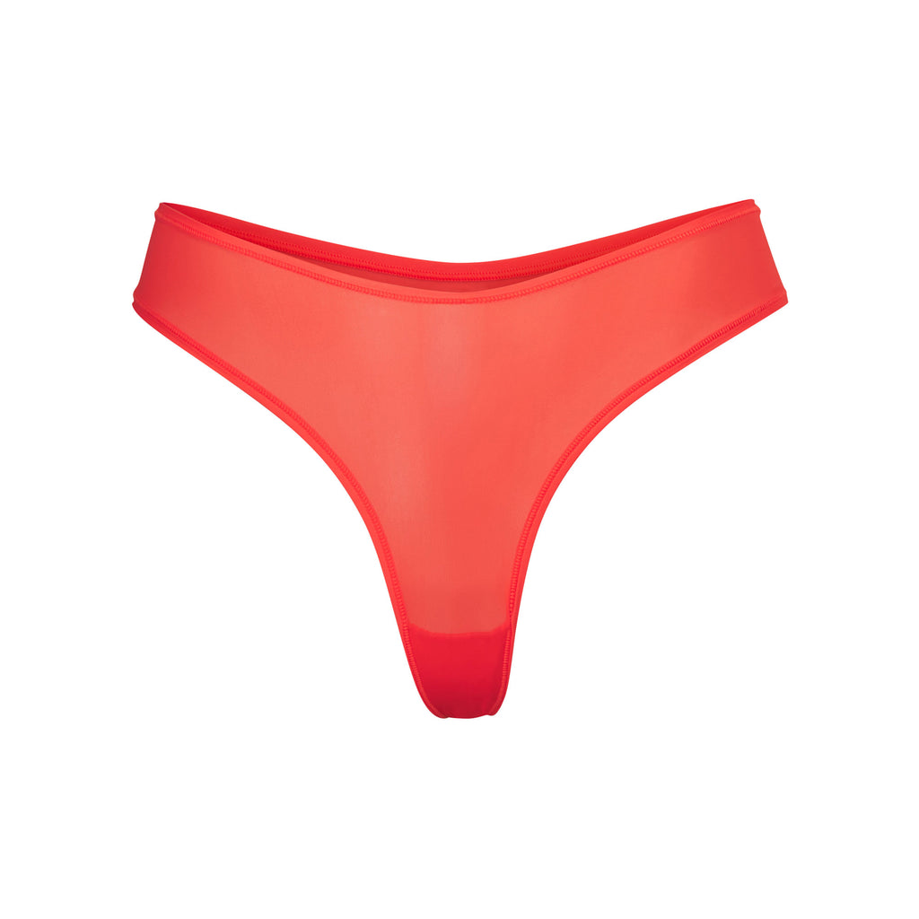 Jelly Sheer Dipped Thong - Poppy | SKIMS