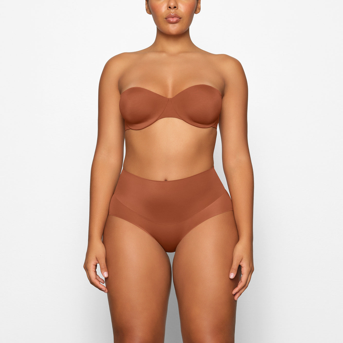 SMOOTHING INTIMATES HIGH-WAISTED BRIEF | BRONZE