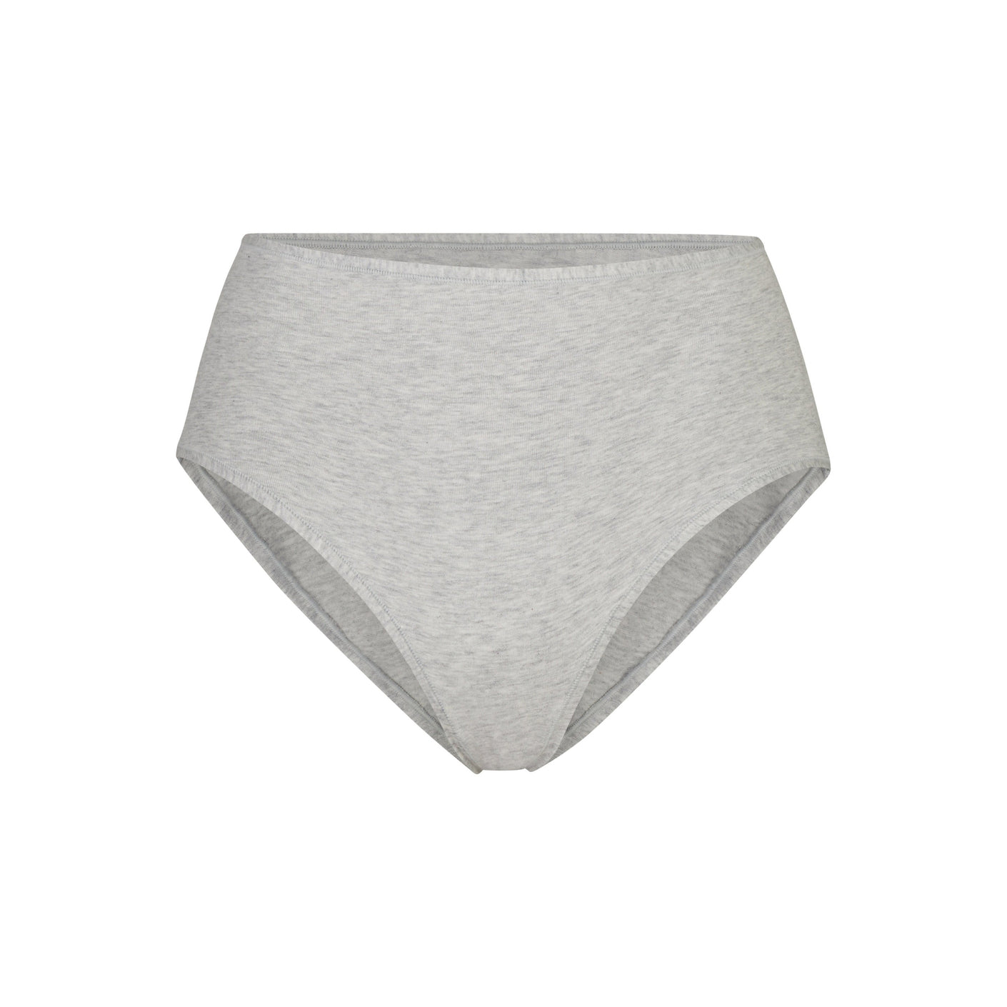 Stretch Cotton V-String Panty, Grey, XL - Women's Panties