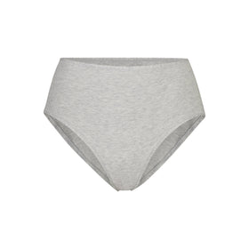SKIMS Cotton Jersey Dipped Thong - Mineral
