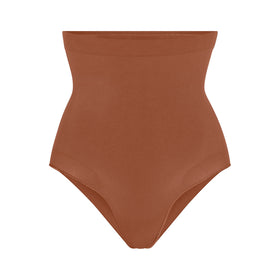 Womens Skims brown High-Waist Shine Briefs