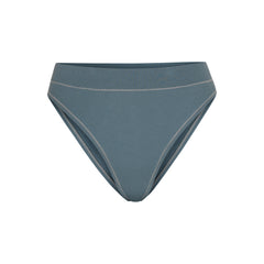 Skims Cotton Rib Thong In Kyanite