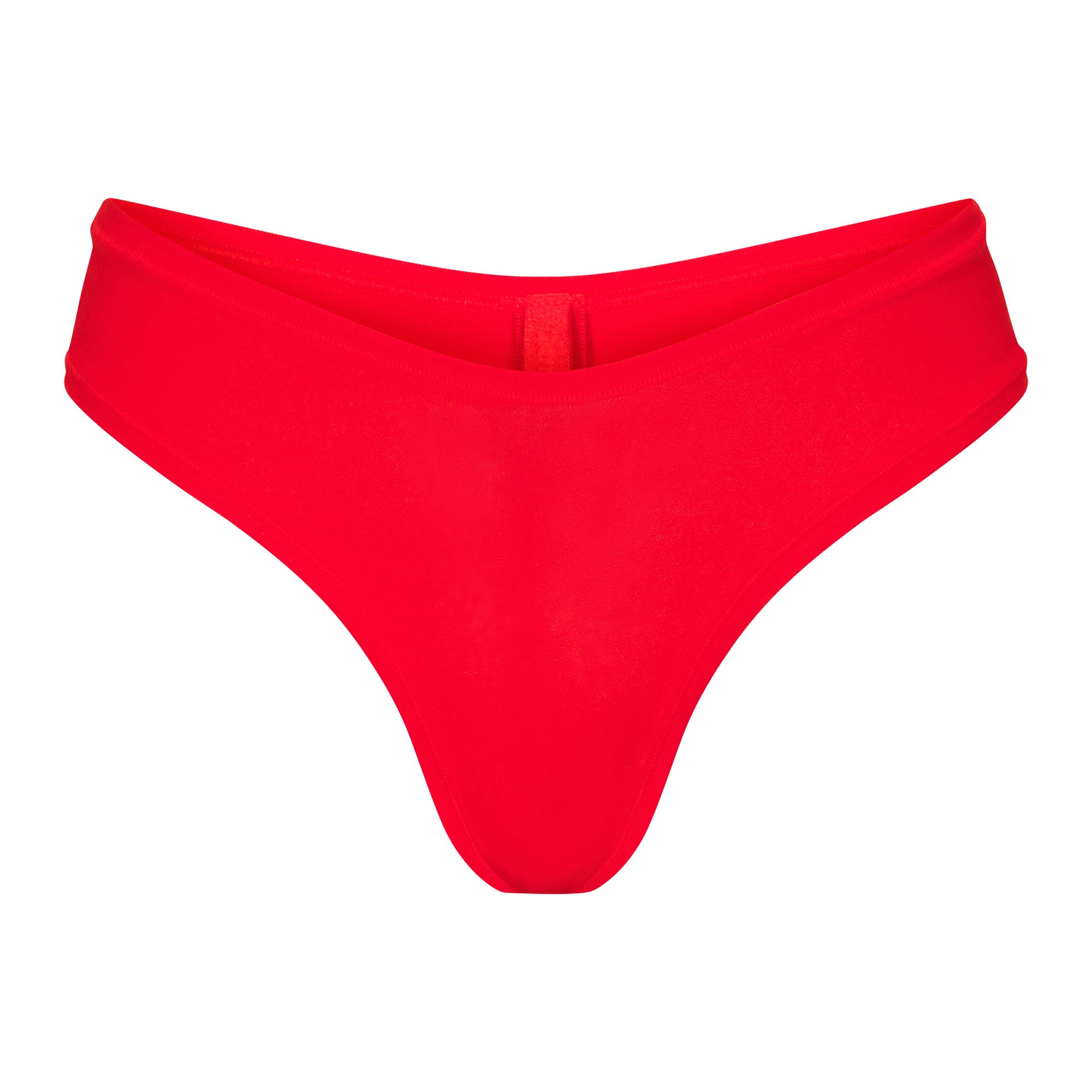 COTTON JERSEY DIPPED THONG | RUBY - COTTON JERSEY DIPPED THONG | RUBY