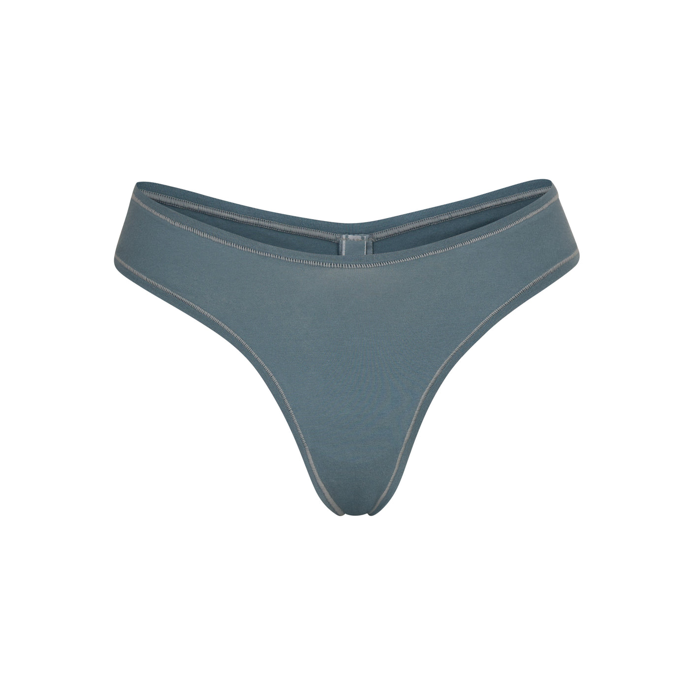 COTTON JERSEY DIPPED THONG