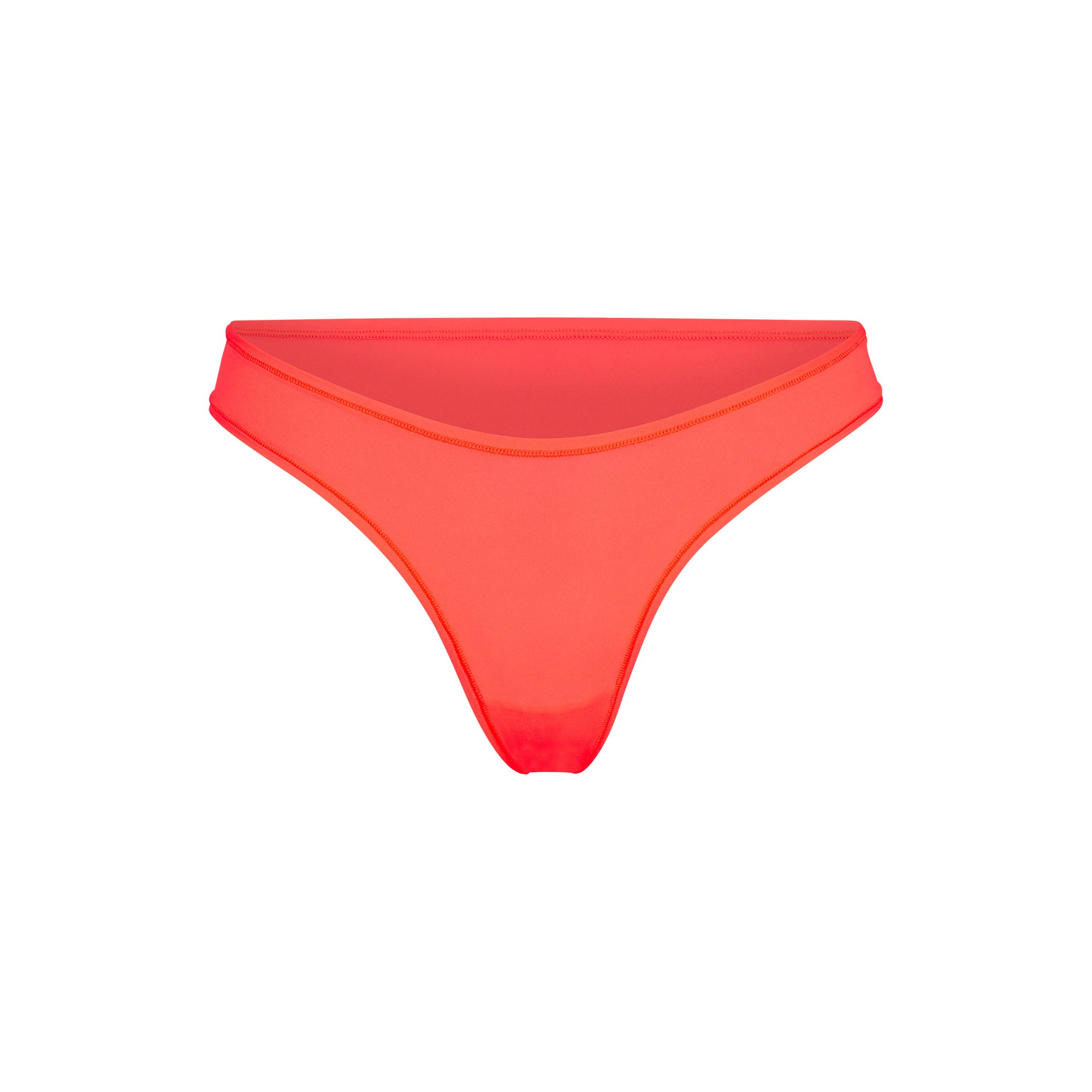 Fits Everybody Dipped Front Thong - Nectarine | SKIMS