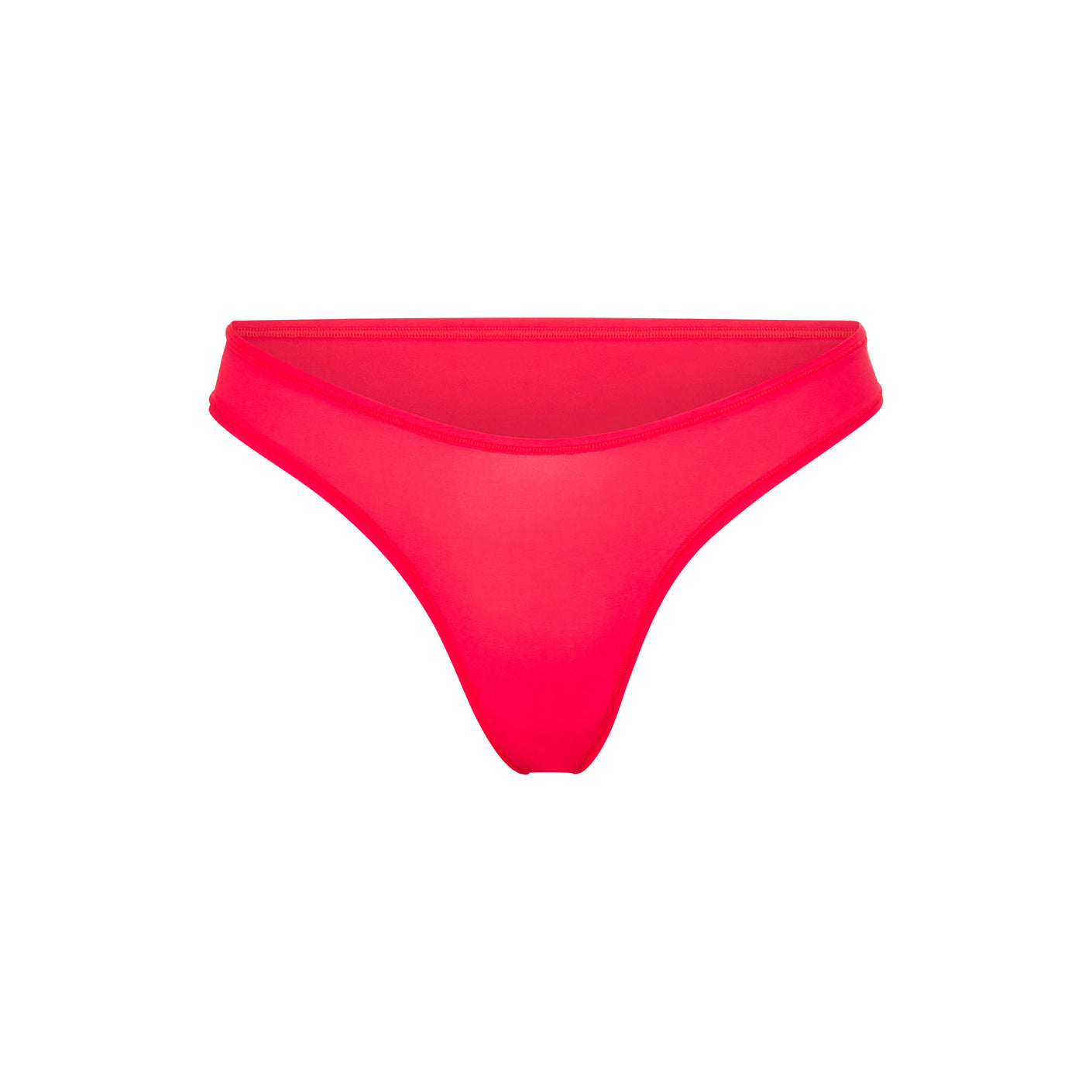 Fits Everybody Dipped Front Thong - Ultra Pink | SKIMS