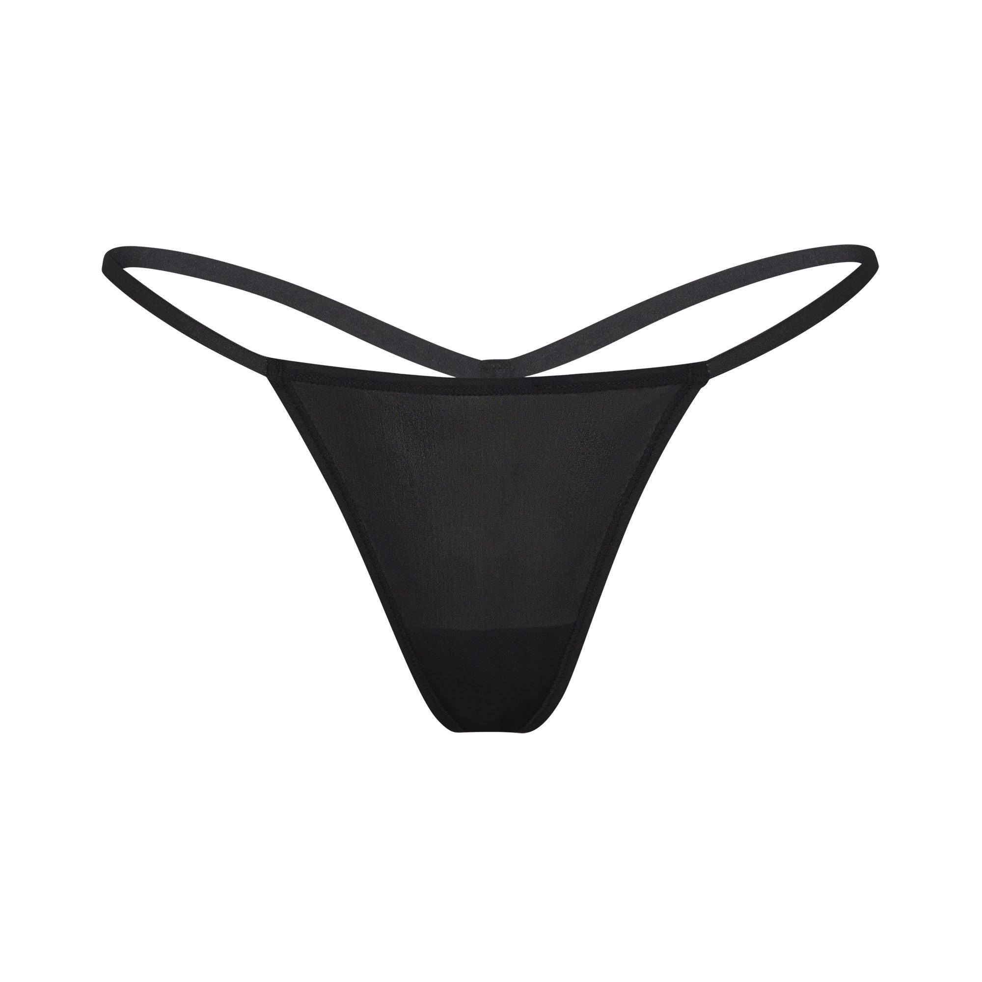 Jelly Sheer String Thong - Onyx | SKIMS