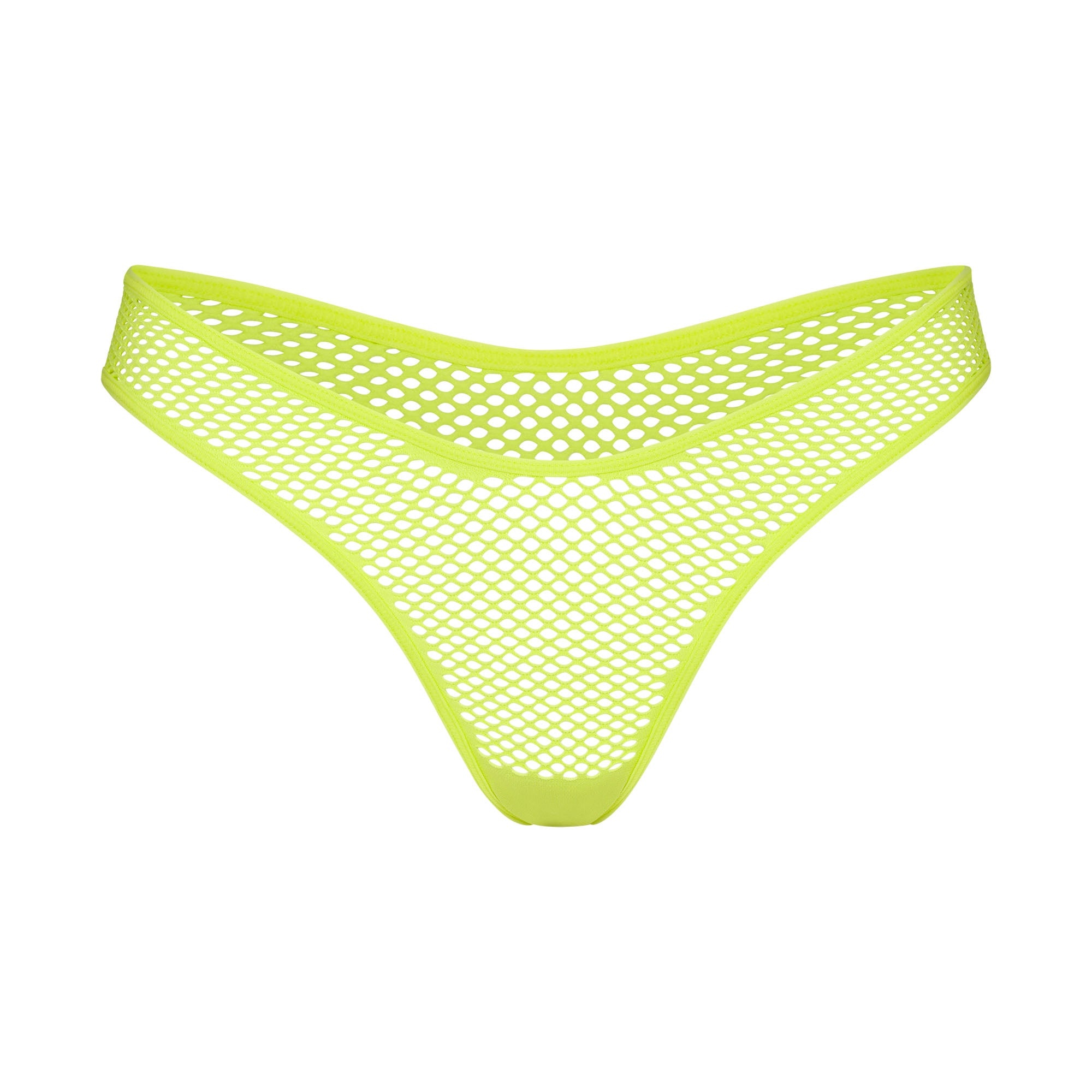 Track Perforated Seamless Thong - Steel Grey - XXS at Skims