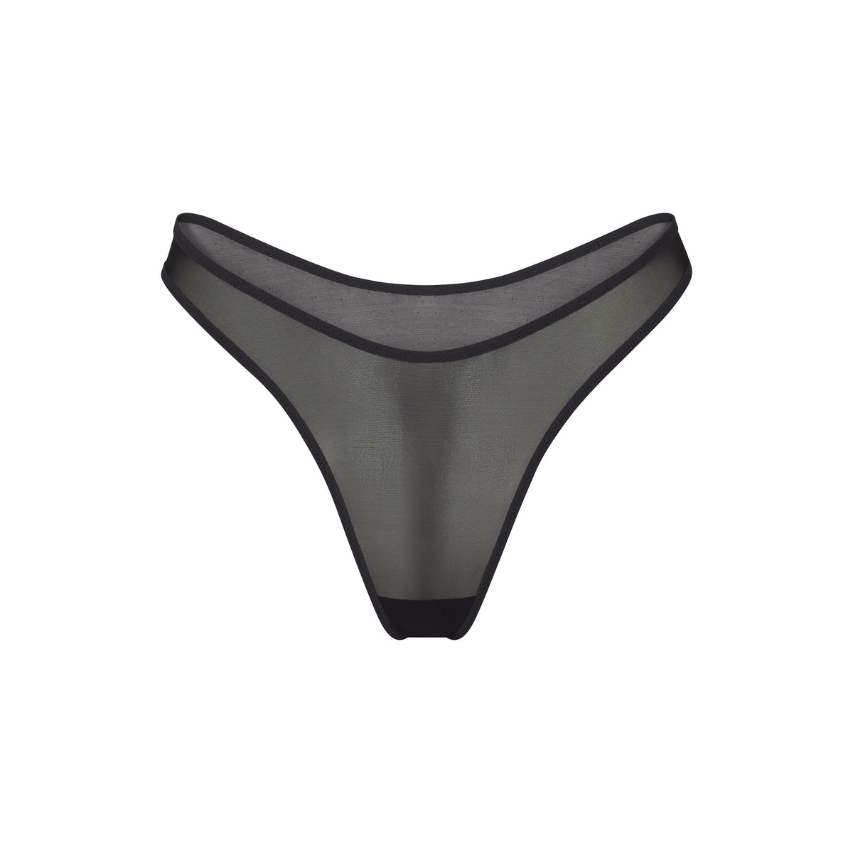 Ultra Fine Mesh Thong - Onyx | SKIMS