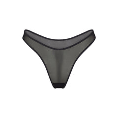 FITS EVERYBODY DIPPED FRONT THONG, ONYX