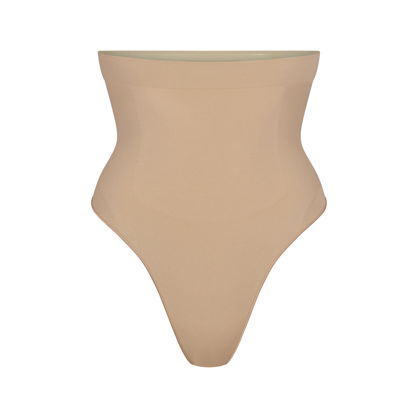 SKIMS Seamless Sculpt High Waisted Above the Knee Short color Clay