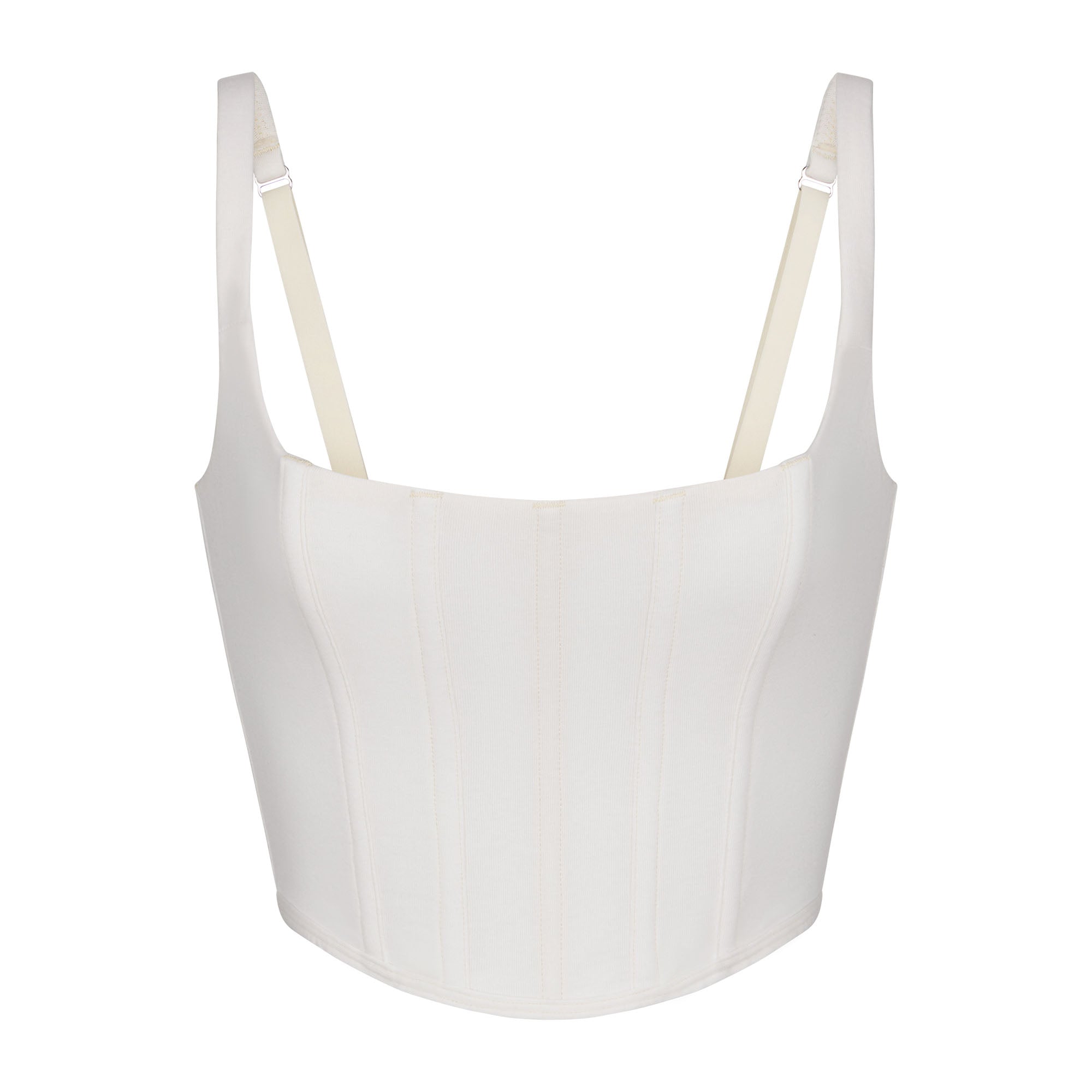 Cotton Corset Bustier - Marble | SKIMS